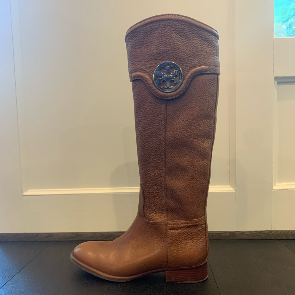Tory Burch Tall Saddle Brown Boots